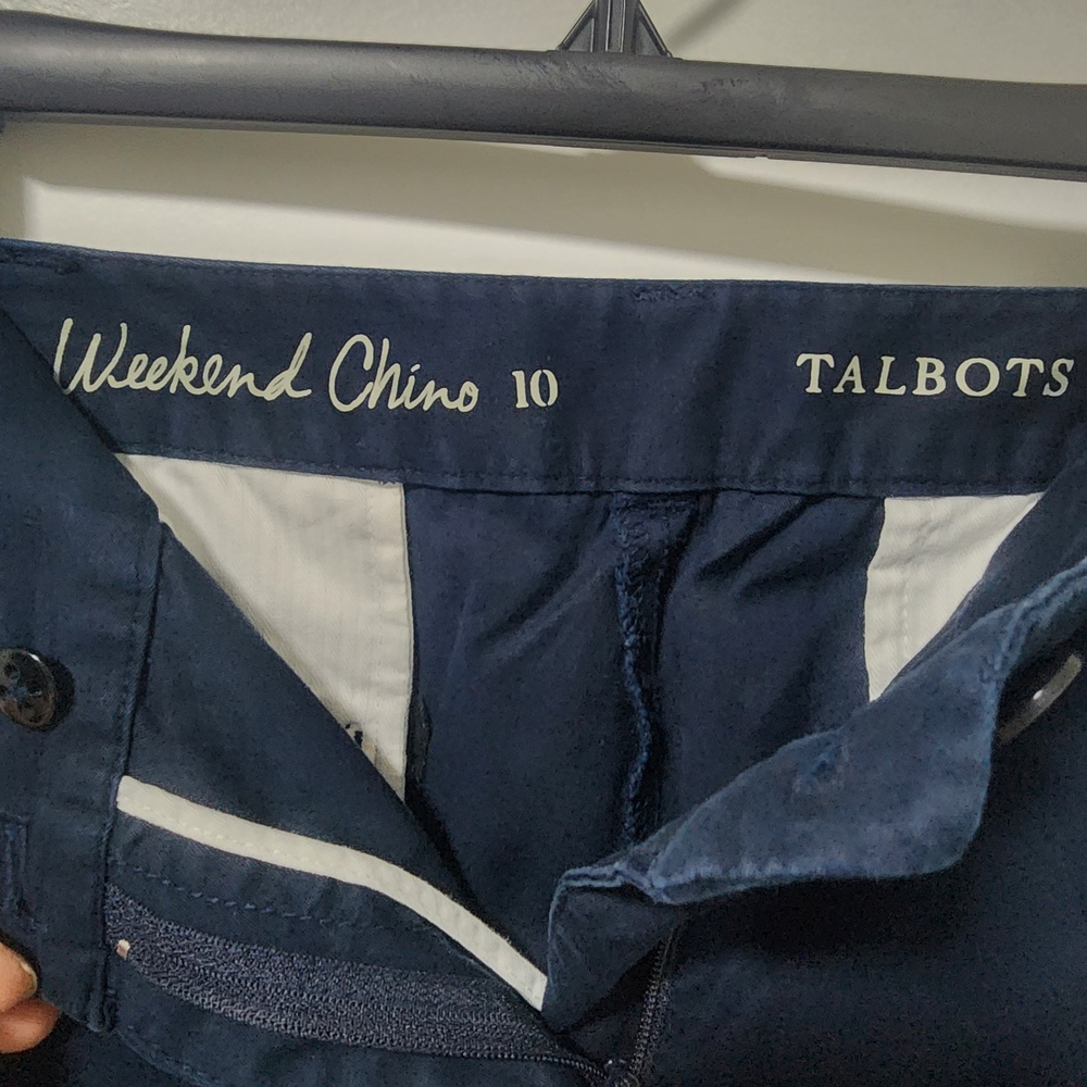 Talbots Women's Navy Chino Pants